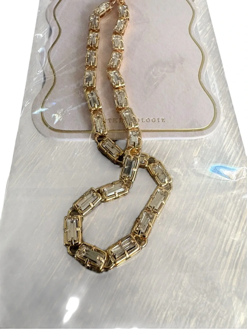 Crystal Phone Chain NWT By Anthropologie